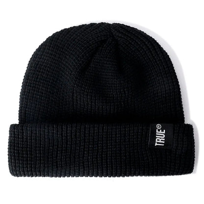 Bonnet Court Unisexe Style Marin – Tricot Côtelé Hiver Homme Femme