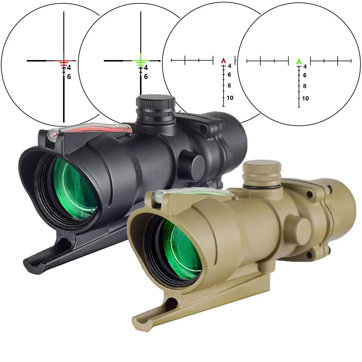 Lunette ACOG LAMBUL 4x32, réticule rouge/vert