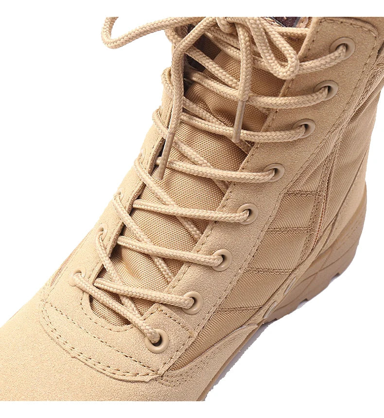 Bottes Tactiques Militaires Homme – Style Armée / Combat – Bottines de Sécurité Désert Résistantes - BLACKBEARD OUTDOOR INDUSTRIES
