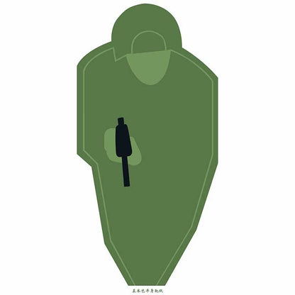 Cibles Papier 100x50 mm – Lot de 10 Idéal pour l’Entraînement au Tir – Tête & Buste – Haute Précision - BLACKBEARD OUTDOOR INDUSTRIES