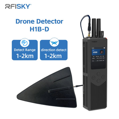 Détecteur de drones portable RF 1 à 2 km | IP65