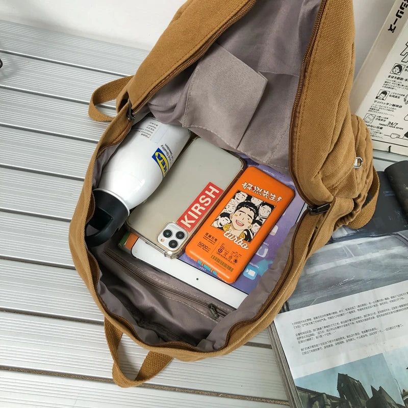 Sac à Dos Scolaire en Tissu pour Fille – Nouveau Sac à Dos Fashion Vintage - BLACKBEARD OUTDOOR INDUSTRIES