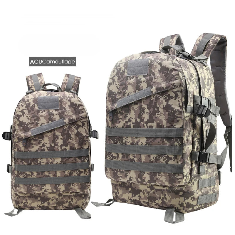 Sac à Dos Tactique 3D MOLLE 40L – Oxford 600D, Camouflage, Randonnée & Survie