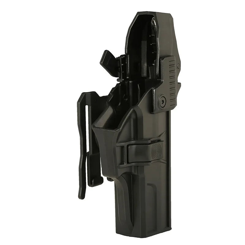Holster Tactique SP2022 – Cuisse Drop Leg, Ceinture, Paddle ou Poitrine | Main Droite | PVC & Acier - BLACKBEARD OUTDOOR INDUSTRIES