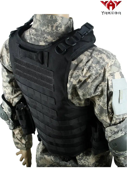 Gilet Tactique Porte-Plaque YAKEDA E88005 – Usage Professionnel & Airsoft Ma boutique