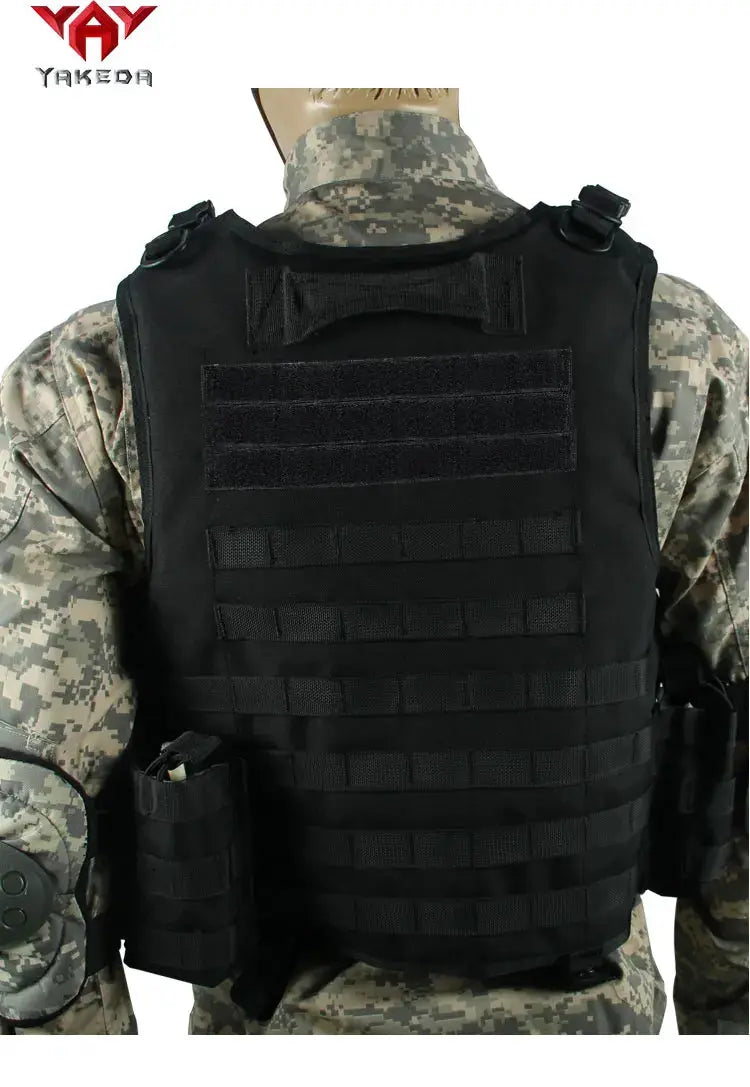 Gilet Tactique Porte-Plaque YAKEDA E88005 – Usage Professionnel & Airsoft Ma boutique