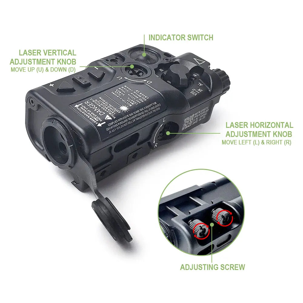 Module laser tactique SOTAC RAID-X rouge/vert et infrarouge