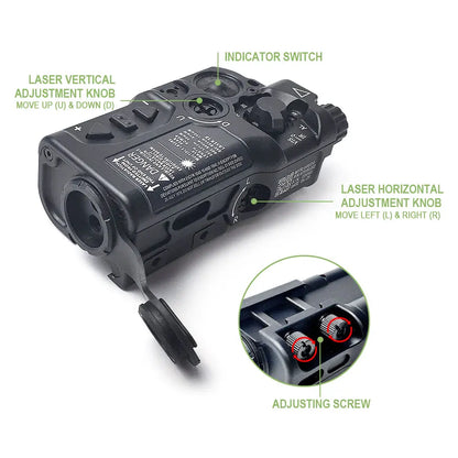 Module laser tactique SOTAC RAID-X rouge/vert et infrarouge
