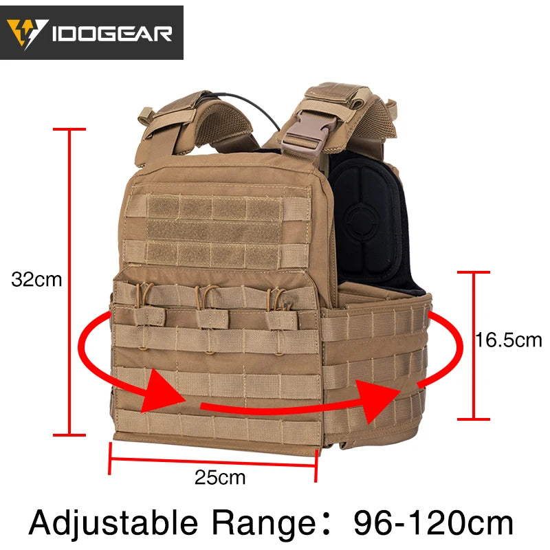 Gilet tactique porte plaques IDOGEAR CPC MOLLE militaire - BLACKBEARD OUTDOOR INDUSTRIES