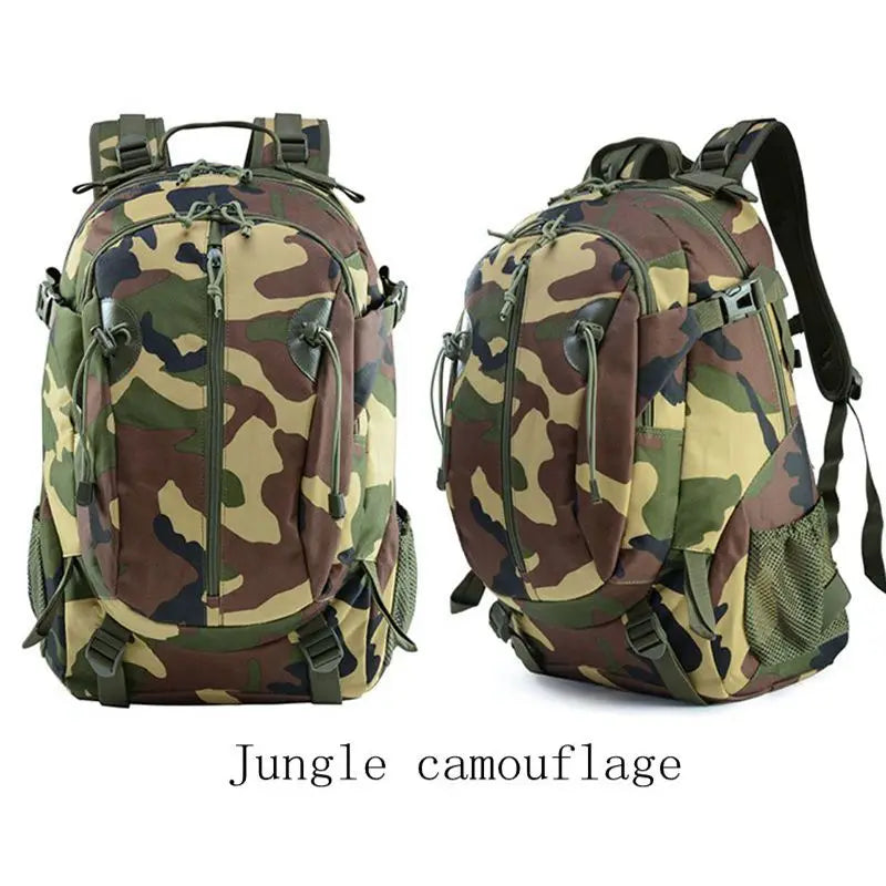Sac à dos tactique 30L en Oxford 900D, mixte, camouflage ou uni