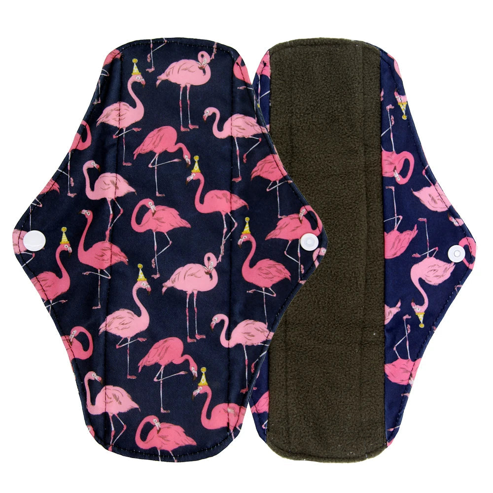 VEJYO – Lot de 5 Serviettes Hygiéniques Lavables en Charbon de Bambou Réutilisables Ma boutique