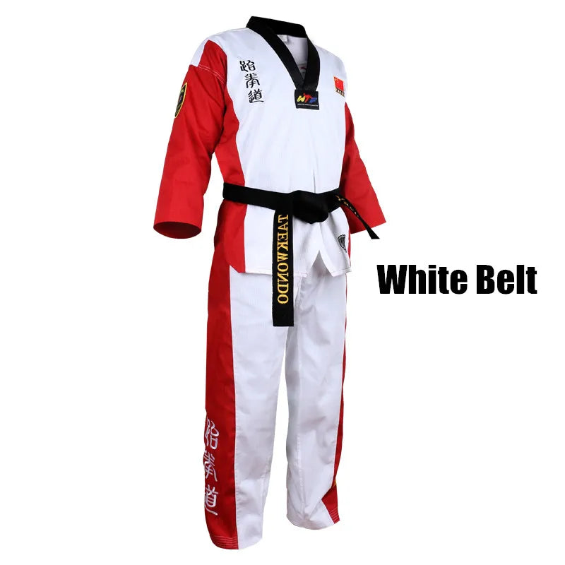 Dobok Taekwondo WTF – Uniforme Complet Veste + Pantalon – Poomsae / Dan – Enfant & Adulte - BLACKBEARD OUTDOOR INDUSTRIES