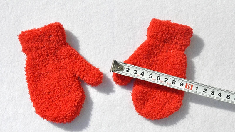 Paire de gants pour enfant en velours hiver Ma boutique