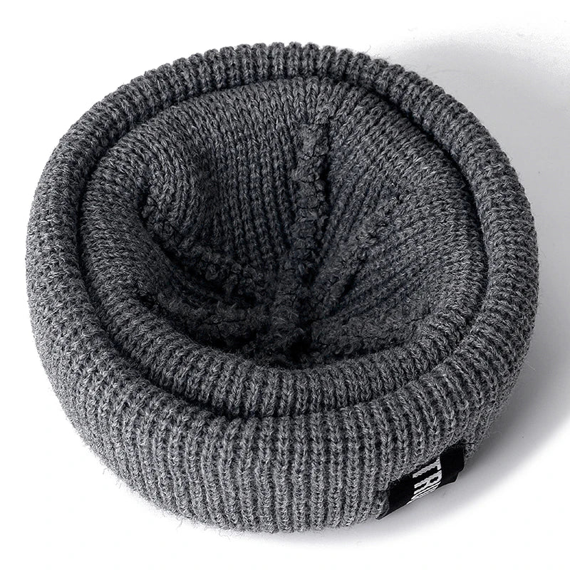 Bonnet Court Unisexe Style Marin – Tricot Côtelé Hiver Homme Femme