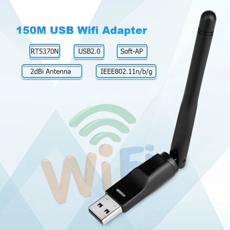 Clé USB WiFi RT5370 150Mbps | Récepteur & Émetteur Sans Fil 2.4GHz | Antenne Intégrée – TEROW - BLACKBEARD OUTDOOR INDUSTRIES