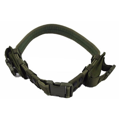 Ceinture Tactique de Combat avec Pochette pour Chargeur – Ceinture de Sécurité à Libération Rapide pour Entraînement Airsoft et Chasse BLACKBEARD OUTDOOR INDUSTRIES