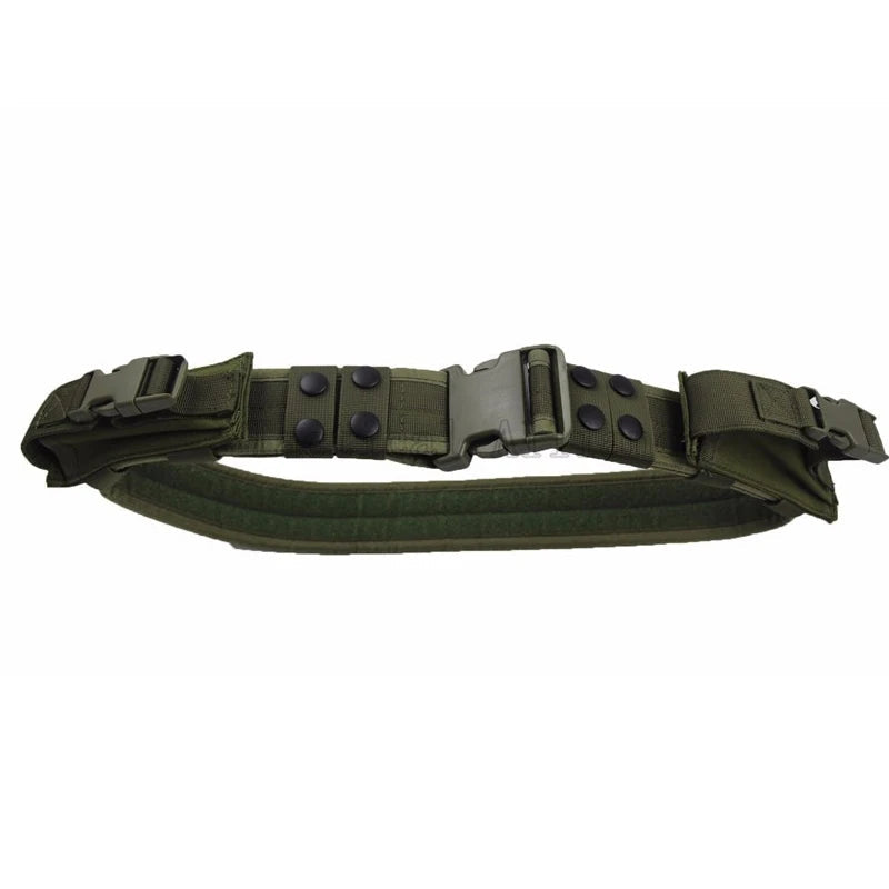 Ceinture Tactique de Combat avec Pochette pour Chargeur – Ceinture de Sécurité à Libération Rapide pour Entraînement Airsoft et Chasse BLACKBEARD OUTDOOR INDUSTRIES