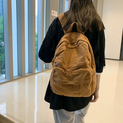 Sac à Dos Scolaire en Tissu pour Fille – Nouveau Sac à Dos Fashion Vintage - BLACKBEARD OUTDOOR INDUSTRIES