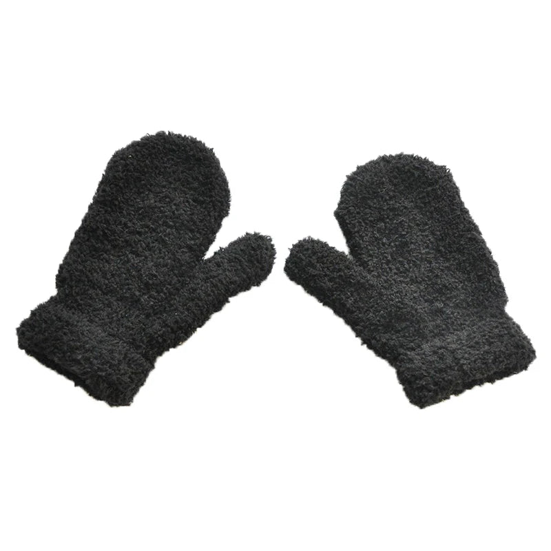 Paire de gants pour enfant en velours hiver Ma boutique
