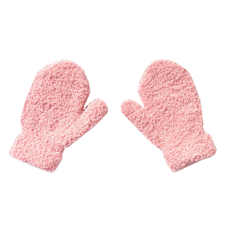 Paire de gants pour enfant en velours hiver Ma boutique