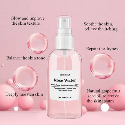 Lotion tonique visage à la rose 100 ml