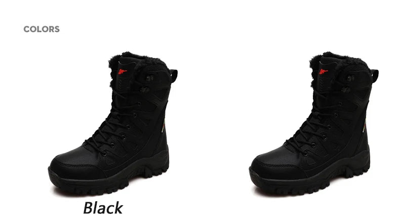 Bottes d'Hiver Femme Moipheng - Super Chaleur, Taille Plus, Chaussures à Plateforme, Bottes Moto à mi-mollet avec Doublure en Fourrure - Zapatos Para Mujer - BLACKBEARD OUTDOOR INDUSTRIES