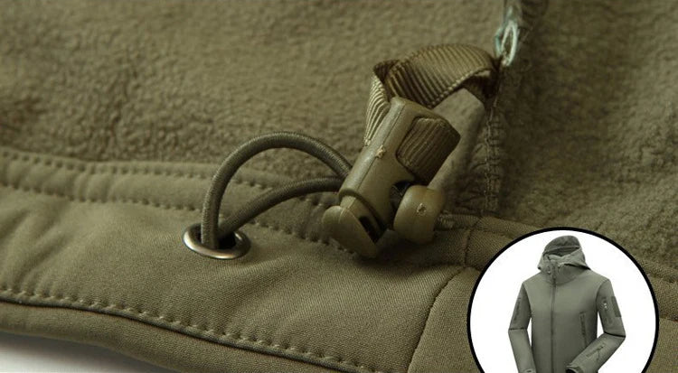 Ensemble Veste & Pantalon Tactique Homme Mazerout | Softshell Imperméable | Fleece Chaud | Randonnée, Pêche, Ski, Sécurité - BLACKBEARD OUTDOOR INDUSTRIES