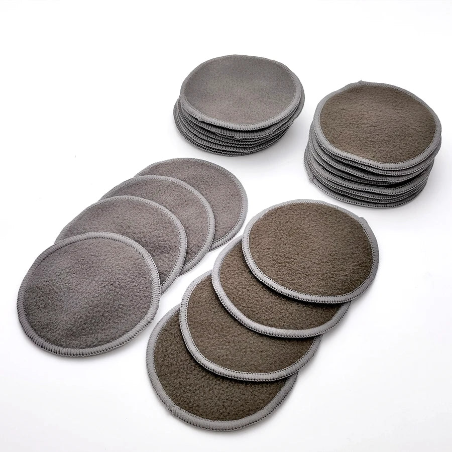 Disques démaquillants lavables en bambou, lot de 12