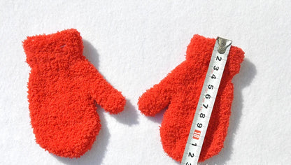 Paire de gants pour enfant en velours hiver Ma boutique