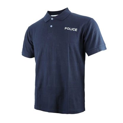 Polo Tactique Homme Manches Courtes – Style Police Combat Séchage Rapide