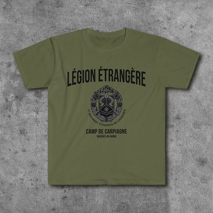 T-shirt Légion Étrangère Française – Emblème du 1er Régiment de Cavalerie (1er REC) - BLACKBEARD OUTDOOR INDUSTRIES
