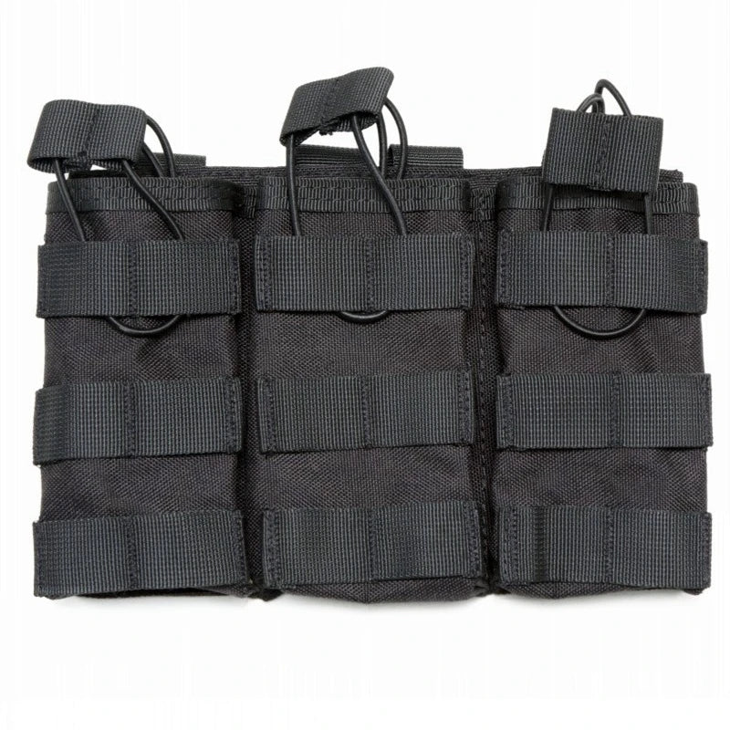 Tactical MOLLE Double/Triple Magazine Pouch pour AK, AR, M4, AR15 – Pour Pistolet et Fusil - BLACKBEARD OUTDOOR INDUSTRIES