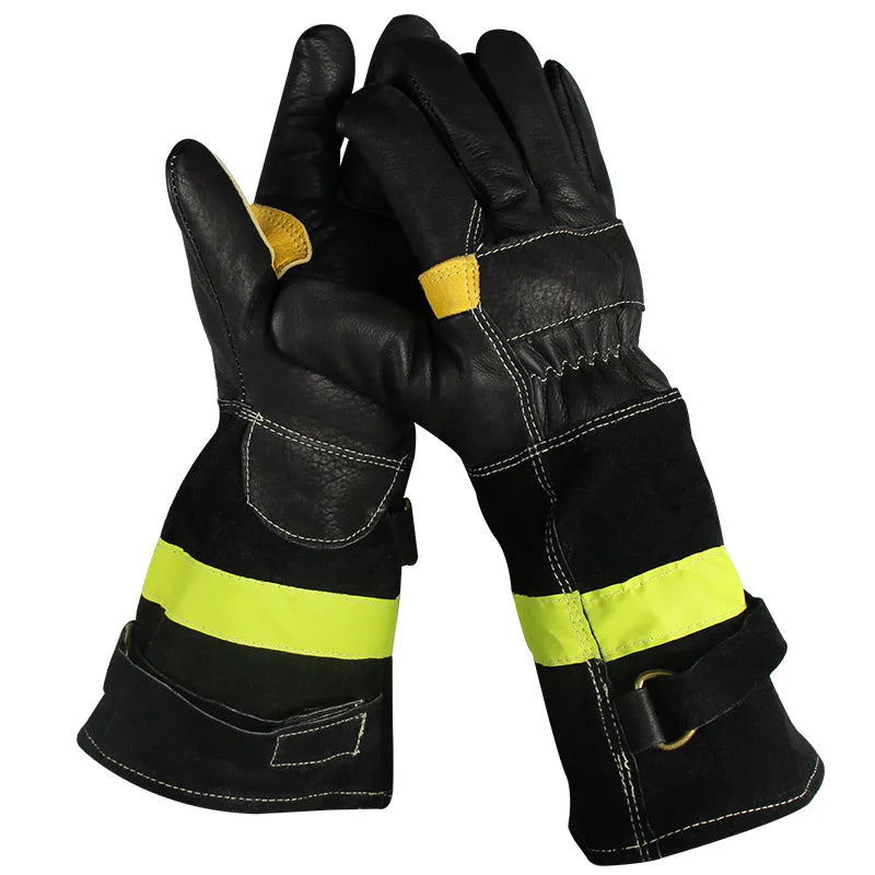 Gants Pompier Longue Protection — Anti-Feu, Anti-Chaleur & Anti-Brûlure - BLACKBEARD OUTDOOR INDUSTRIES