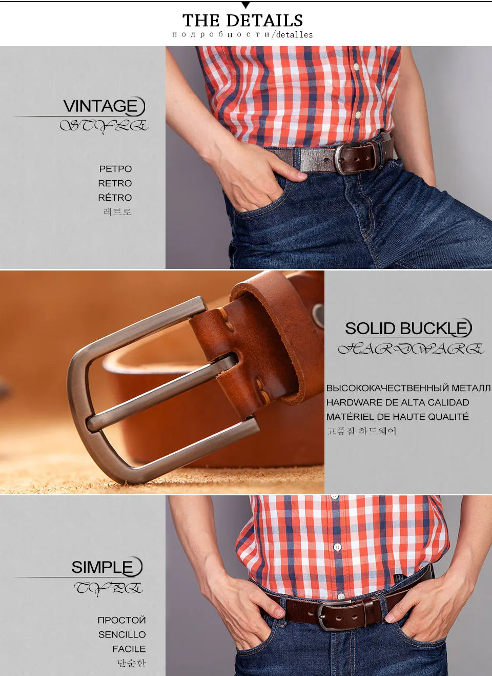Ceinture en Cuir de Vache "Loading Fashion" - Luxe et Élégance pour Homme Ma boutique