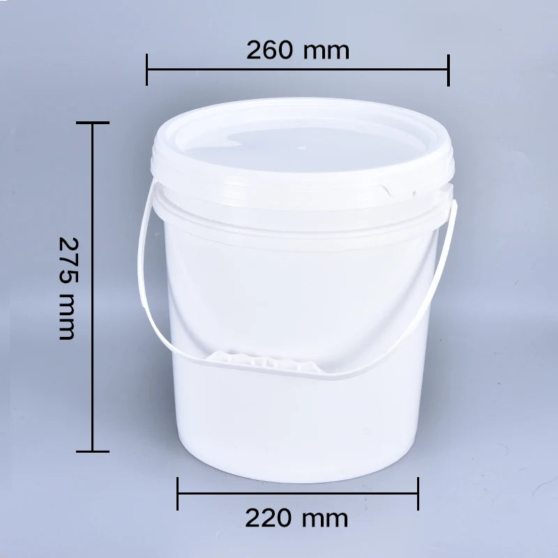 Seau en Plastique Alimentaire Épais 10L avec Couvercle et Poignée - BLACKBEARD OUTDOOR INDUSTRIES