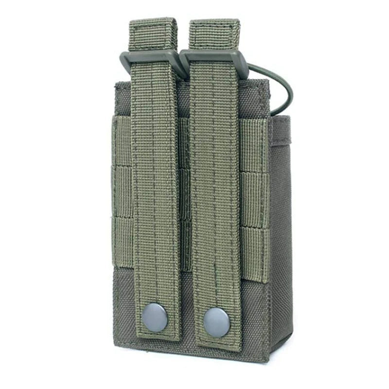 Pochette radio tactique MOLLE en nylon 1000D
