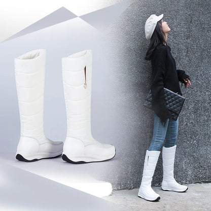 Bottes de neige montantes femme doublées