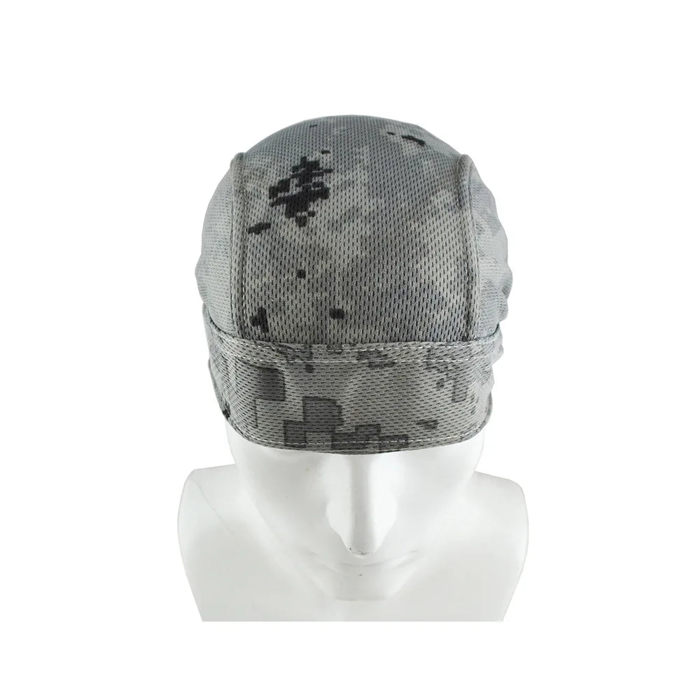 Bonnet Cyclisme Militaire Camouflage Mesh – Cagoule Respirante Unisexe – Casquette Crâne Été Outdoor