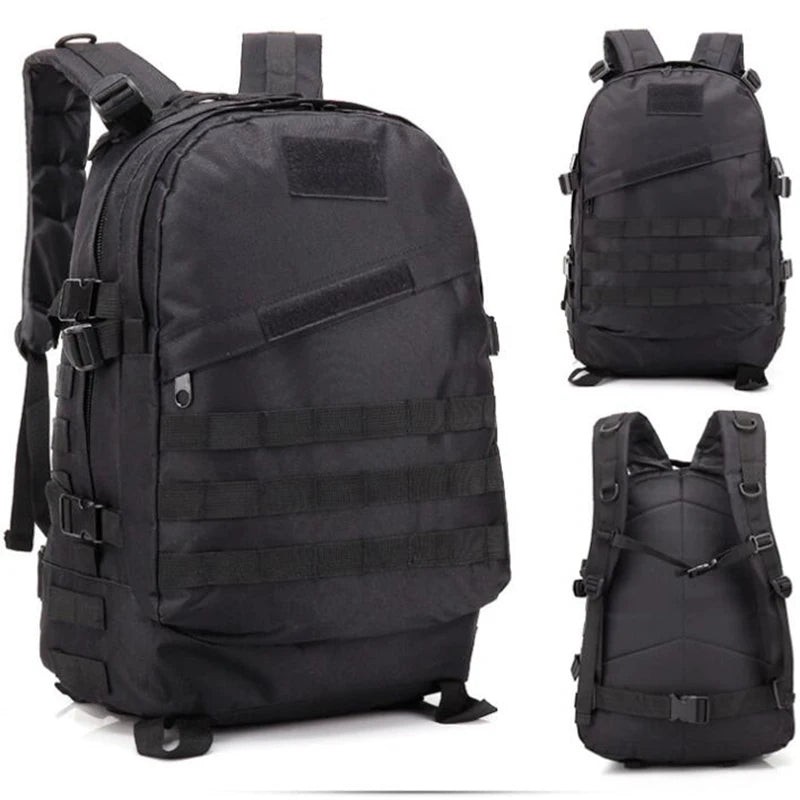 Sac à Dos Tactique 3D MOLLE 40L – Oxford 600D, Camouflage, Randonnée & Survie