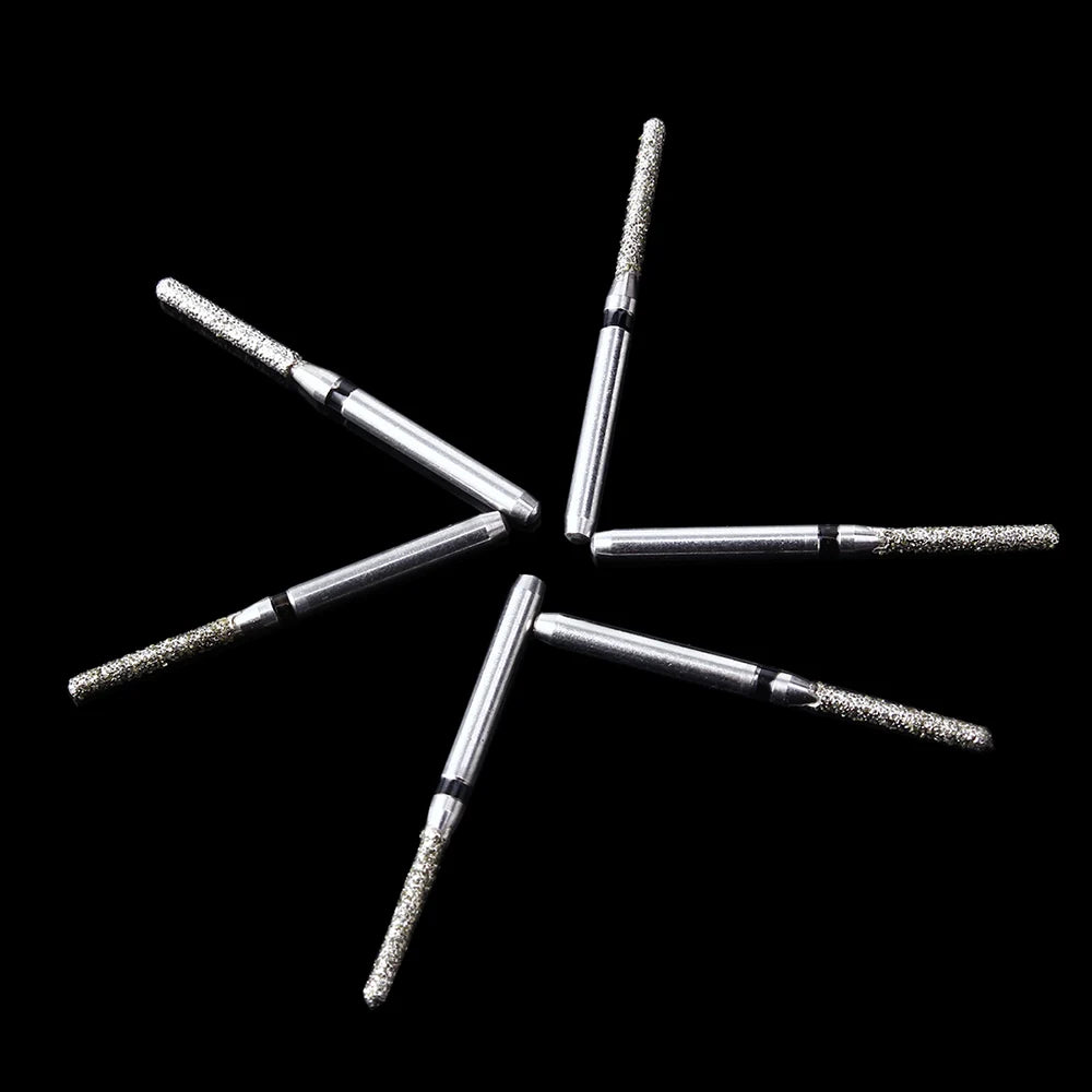 AZDENT Lot de 10 Fraises Dentaires Diamantées Ball Round Type FG 1.6mm – 25mm pour Turbine Haute Vitesse Ma boutique