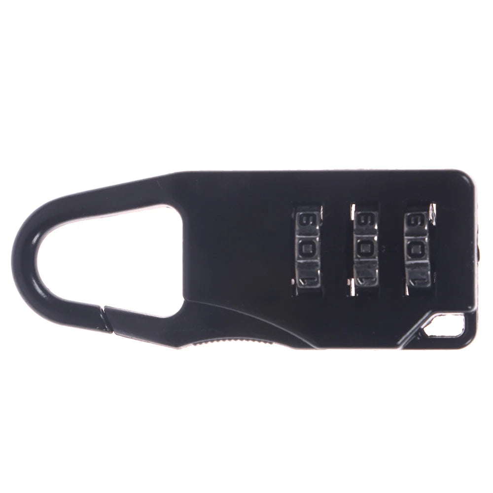 Mini Cadenas de Voyage en Alliage d'Aluminium – Cadenas à 3 Chiffres Réinitialisables, Code de Sécurité pour Valise, Sac et Accessoires - BLACKBEARD OUTDOOR INDUSTRIES
