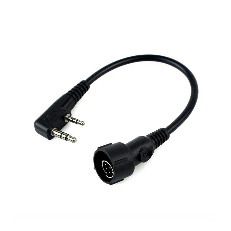 Casque Antibruit Professionnel 3 Boutons PTT + VOX – Compatible Kenwood 2 Broches, Baofeng, TYT