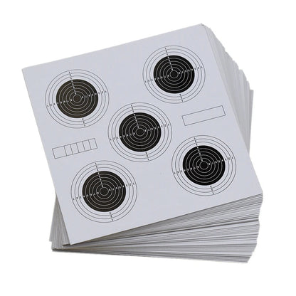 CIBLE MURALE ACIER  AVEC PIÈGE À BALLES – DESIGN EN CONE, 5 TYPES DE PAPIERS INCLUS Ma boutique