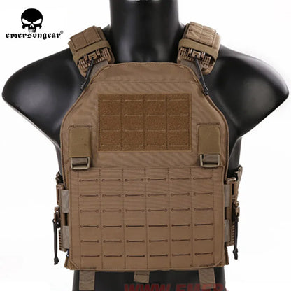 Porte Plaque EmersonGear 420 - Gilet Tactique Laser-Cut, Libération Rapide, Léger, MOLLE LCS pour Chasse - BLACKBEARD OUTDOOR INDUSTRIES