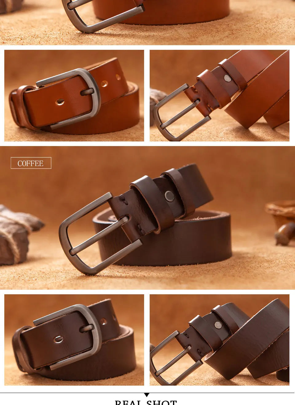 Ceinture en Cuir de Vache "Loading Fashion" - Luxe et Élégance pour Homme Ma boutique