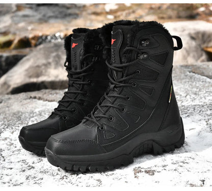 Bottes d'Hiver Femme Moipheng - Super Chaleur, Taille Plus, Chaussures à Plateforme, Bottes Moto à mi-mollet avec Doublure en Fourrure - Zapatos Para Mujer - BLACKBEARD OUTDOOR INDUSTRIES