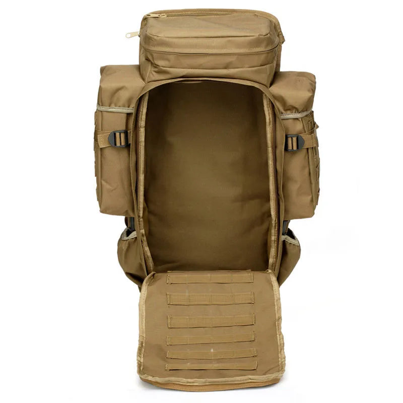 Sac à dos tactique combiné 65 L en Oxford 600D
