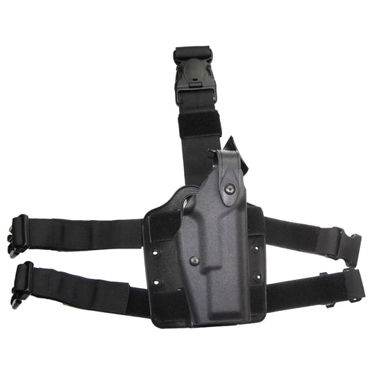 Holster Cuisse Tactique Drop Leg Glock 17/19/22/23/31/32 – Polymère, Compatible Lampe & Laser, Droitier | Noir, Vert, Tan - BLACKBEARD OUTDOOR INDUSTRIES