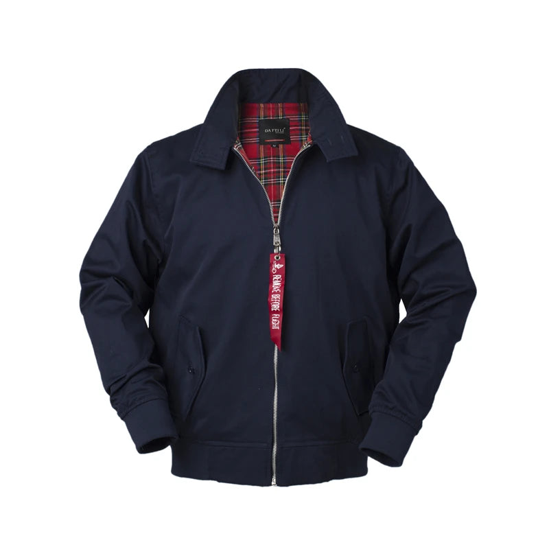 Veste Bomber Rétro Homme DAFEILI | Style Européen Classique | Coupe-Vent Vintage Streetwear - BLACKBEARD OUTDOOR INDUSTRIES