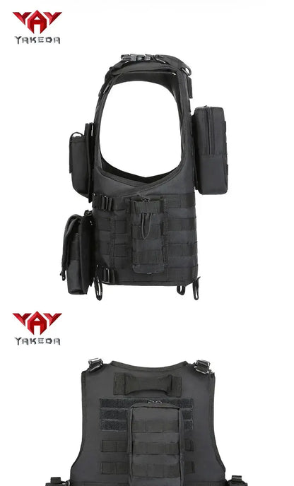 Gilet Tactique Porte-Plaque YAKEDA E88005 – Usage Professionnel & Airsoft Ma boutique